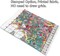 Kitchenware Abstract Cross Stitch Kit – Beginner-Friendly Stamped or Counted Embroidery DIY with Threads & Needles, Easy Patterns for Adults & Kids, Wall Décor, Stamped 11CT